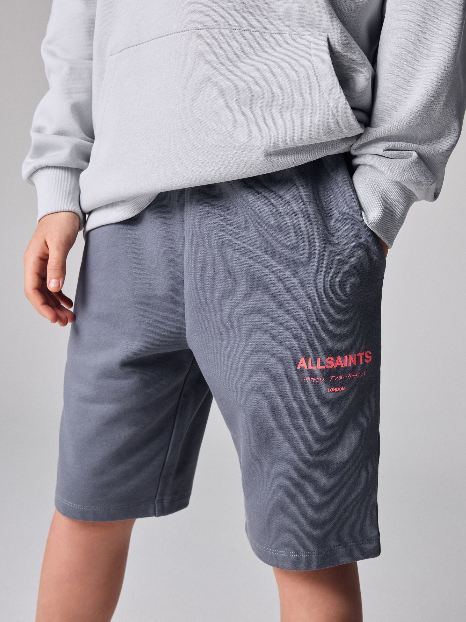 Dsiney Kidz - smALLSAINTS Mid Blue Underground Sweat Shorts image 2