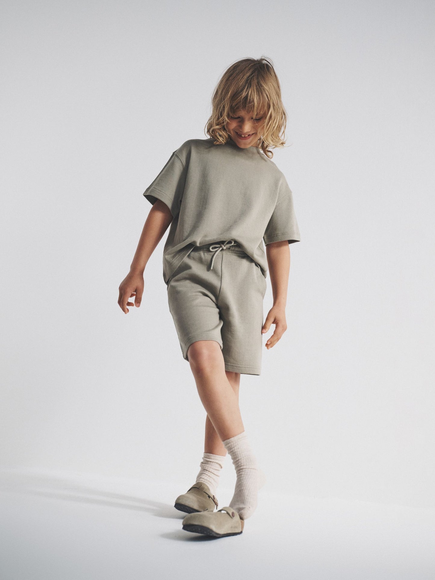 Dsiney Kidz - The Set 2 Pack Cotton Jersey Short Sleeve T-Shirt and Short Sets Navy/Khaki image 4