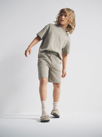Dsiney Kidz - The Set 2 Pack Cotton Jersey Short Sleeve T-Shirt and Short Sets Navy/Khaki image 5