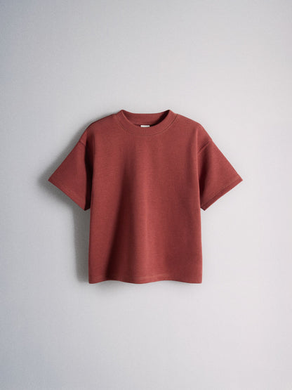 Dsiney Kidz - The Set 2 Pack Cotton Jersey Short Sleeve T-Shirt and Short Sets Brown/Red image 4