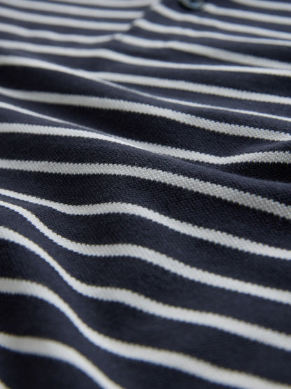 Dsiney Kidz - The Set 5 Pack Cotton Pique Polo Shirts Navy/Stripe/Light Blue/White image 11