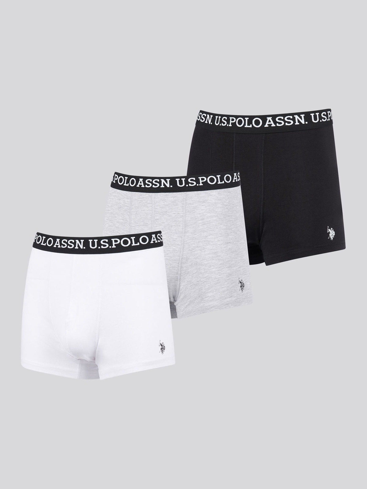 Dsiney Kidz - U.S. Polo Assn. Black Mens Multi Trunks 3 Pack image 1