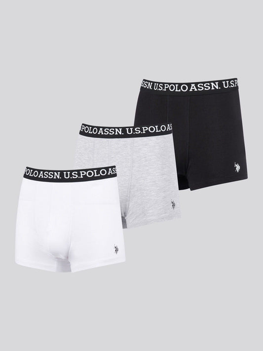 Dsiney Kidz - U.S. Polo Assn. Black Mens Multi Trunks 3 Pack image 1