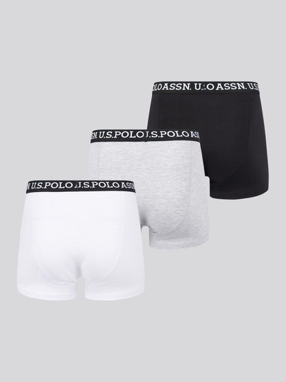 Dsiney Kidz - U.S. Polo Assn. Black Mens Multi Trunks 3 Pack image 2