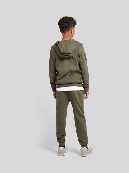 Dsiney Kidz - U.S. Polo Assn. Green Boys Player 3 Zip Hoodie and Joggers Set image 2