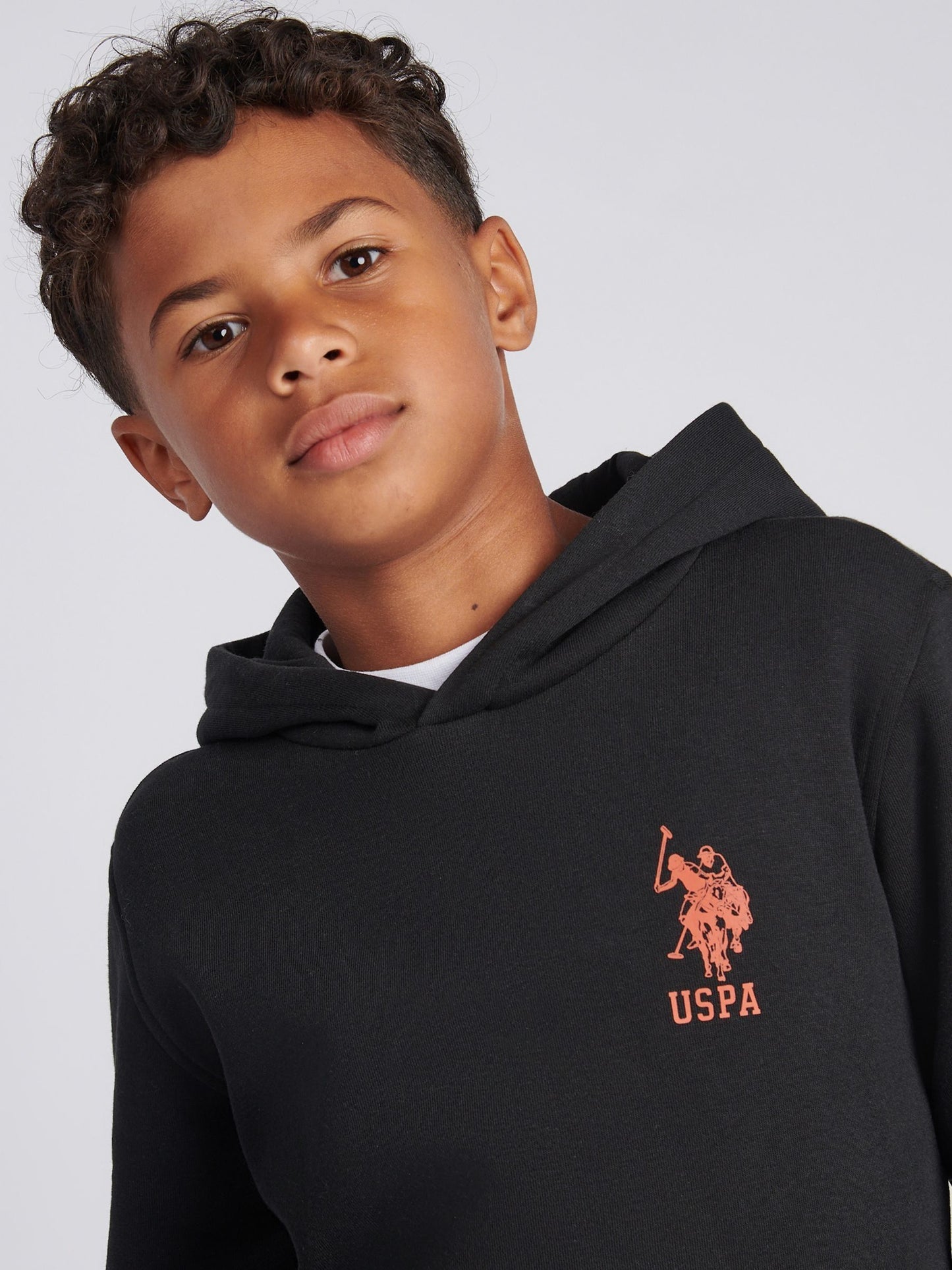 Dsiney Kidz - U.S. Polo Assn. Black Player 3 Hoodie and Joggers Set image 2