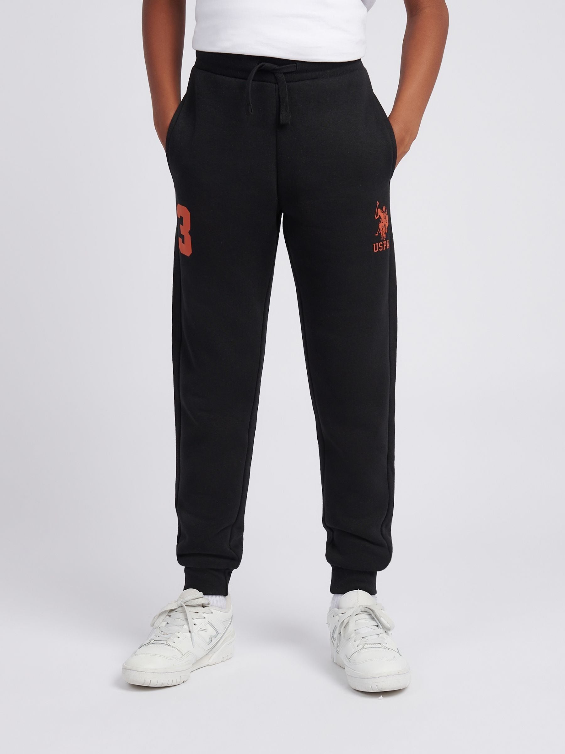 Dsiney Kidz - U.S. Polo Assn. Black Player 3 Hoodie and Joggers Set image 5