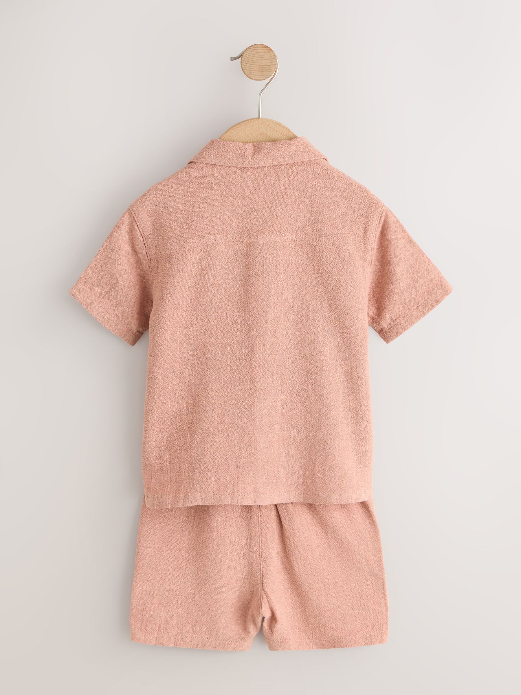 Terracota Short Sleeve Revere Collar Shirt & Shorts Set (3mths-10yrs) image 7