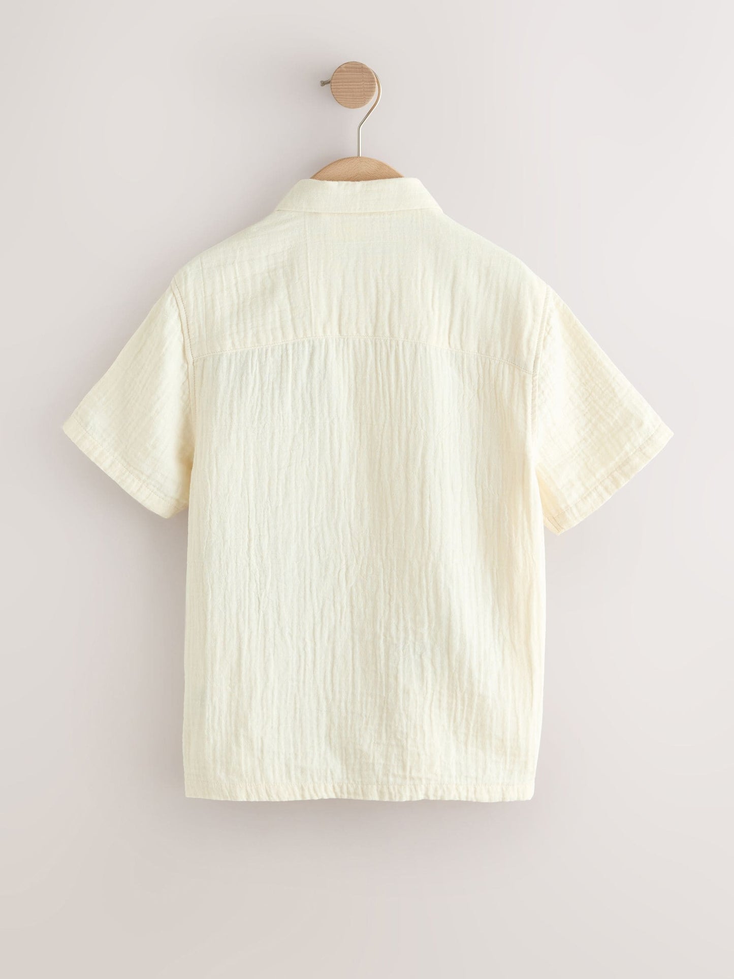 Dsiney Kidz - Ecru Embroidery Sun Palm Short Sleeve Palm Embriodered Shirt (3-16yrs) image 10