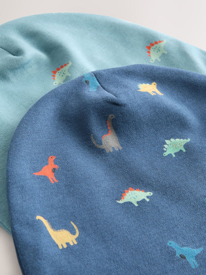 Dino Jersey Beanies 2 Pack (1-16yrs) image 4