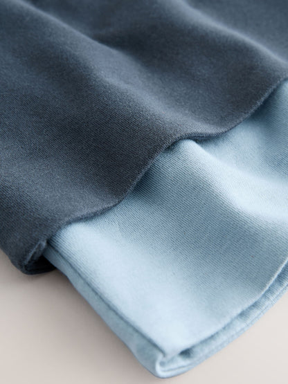Blue Jersey Beanies 2 Pack (1-16yrs) image 4