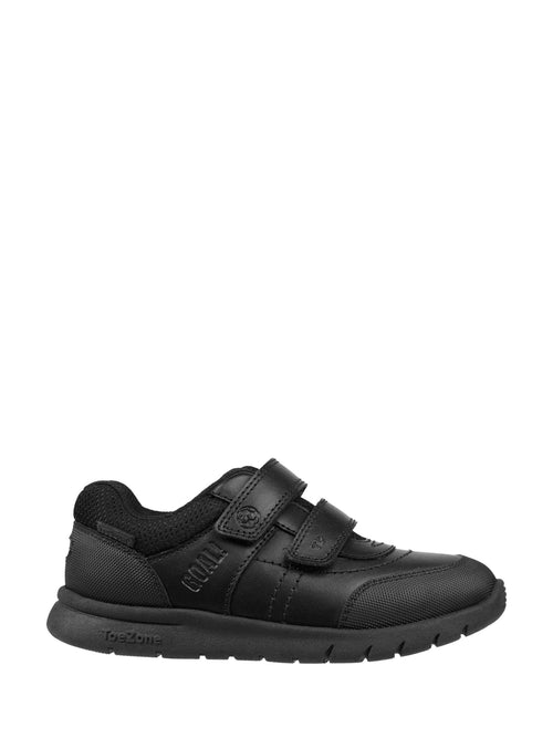 Toezone Black Strike Football Rip Tape School Shoes image 1