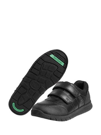 Toezone Black Strike Football Rip Tape School Shoes image 3
