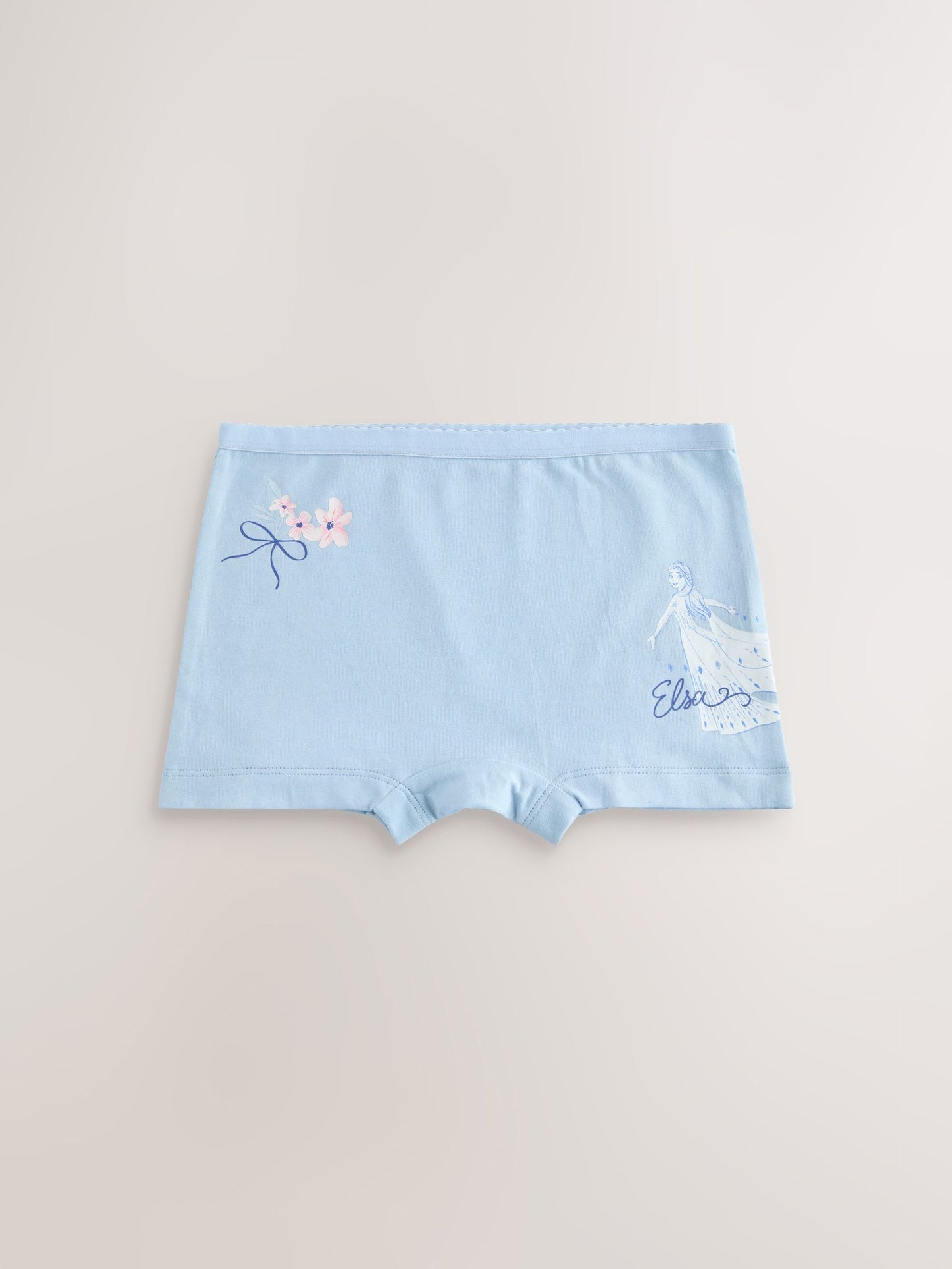 Blue/ Pink Frozen Disney Shorts 5 Pack (2-12yrs) image 2