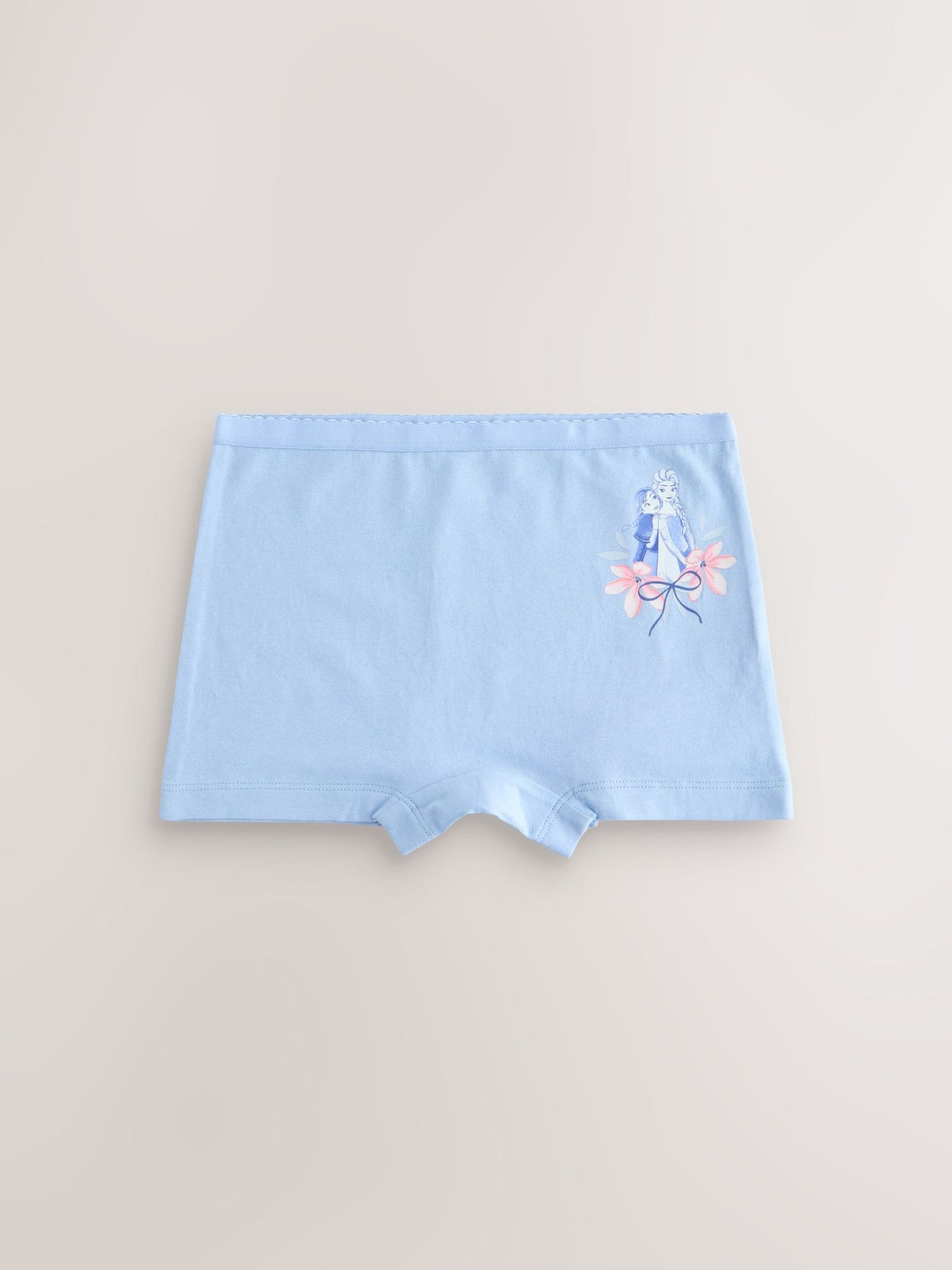 Blue/ Pink Frozen Disney Shorts 5 Pack (2-12yrs) image 3