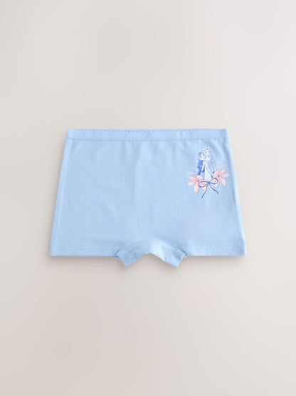 Blue/ Pink Frozen Disney Shorts 5 Pack (2-12yrs) image 3