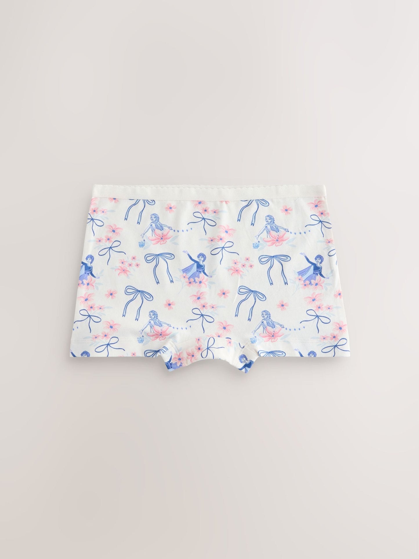 Blue/ Pink Frozen Disney Shorts 5 Pack (2-12yrs) image 6