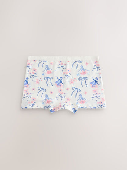 Blue/ Pink Frozen Disney Shorts 5 Pack (2-12yrs) image 6