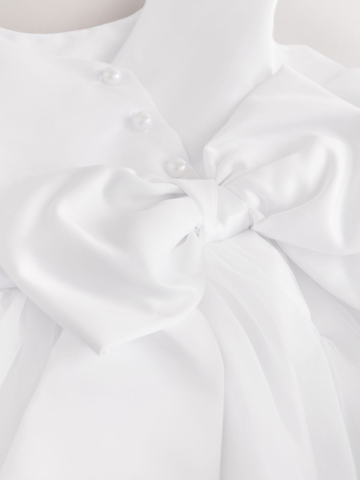 Dsiney Kidz - White Flower Girl Bow Dress (6-13yrs) image 6