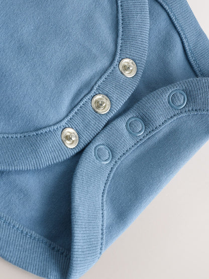 Blue Stripe Woven Dungaree and Bodysuit Set (0mths-2yrs) image 6