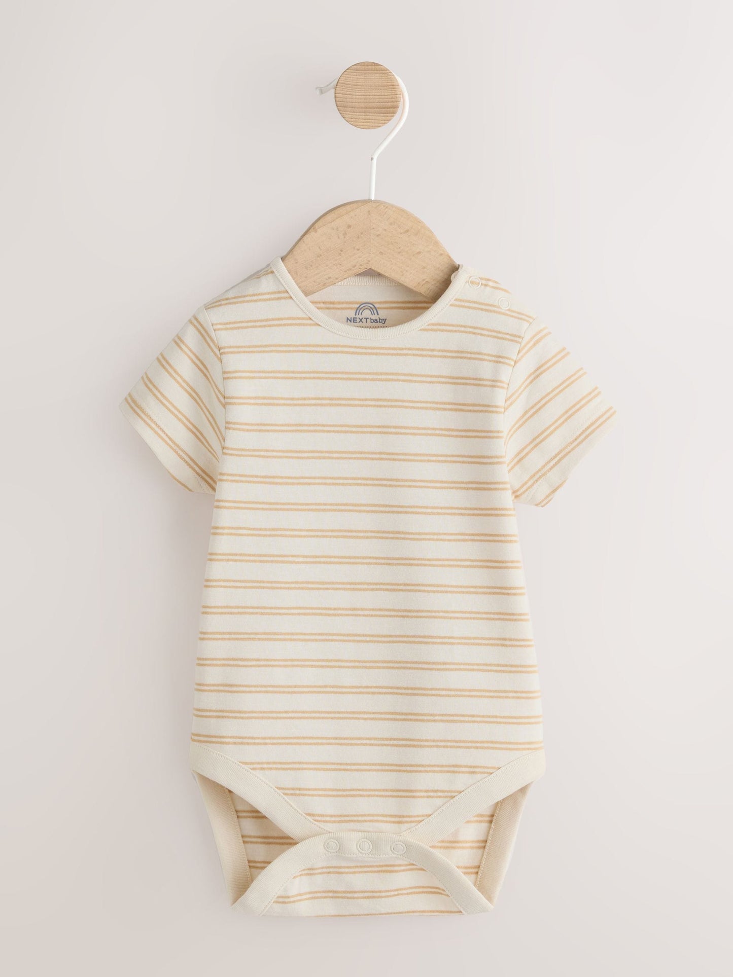 Mid Blue Woven Dungarees and Bodysuit Baby Set (0mths-2yrs) image 3