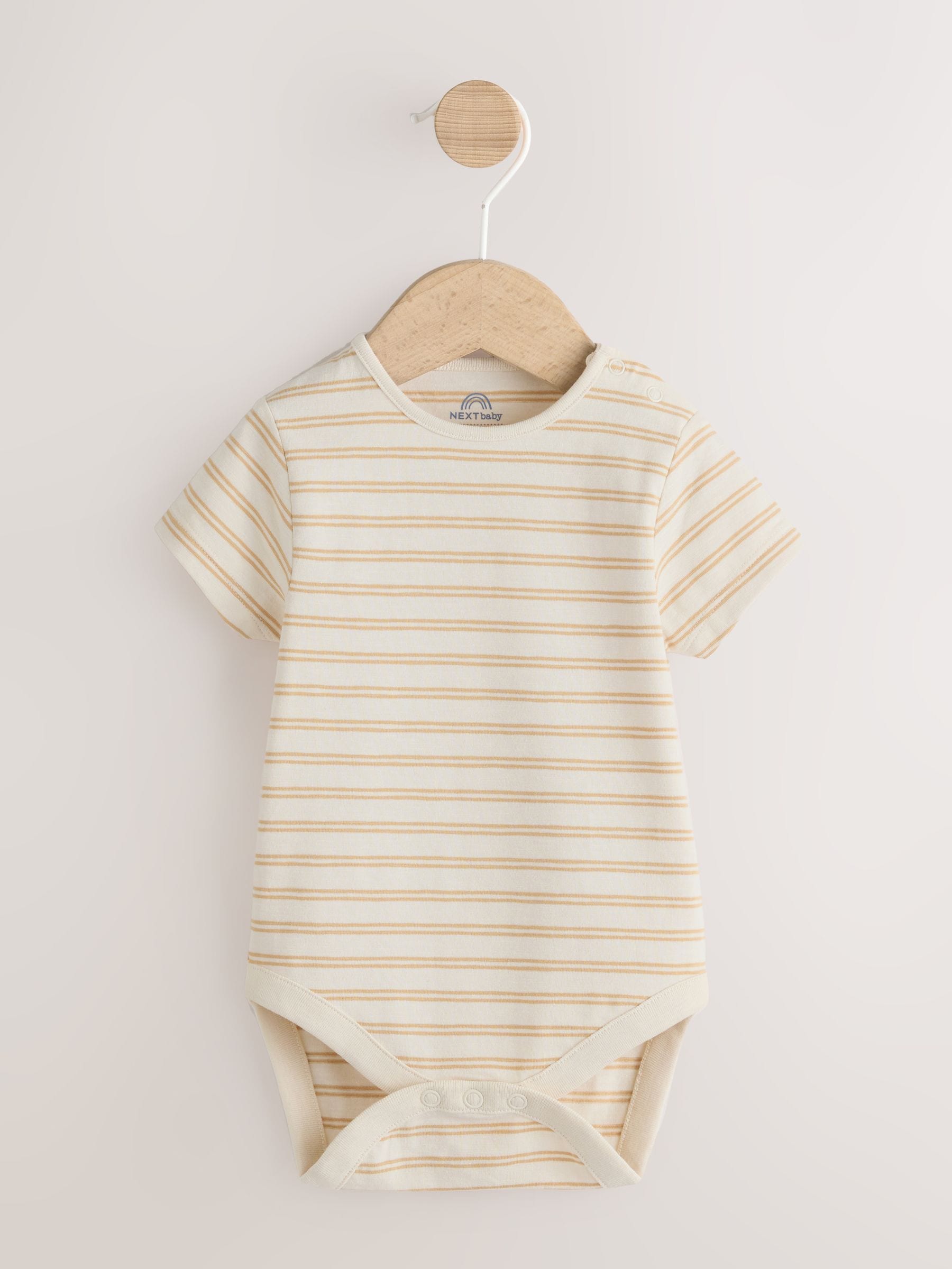 Mid Blue Woven Dungarees and Bodysuit Baby Set (0mths-2yrs) image 3