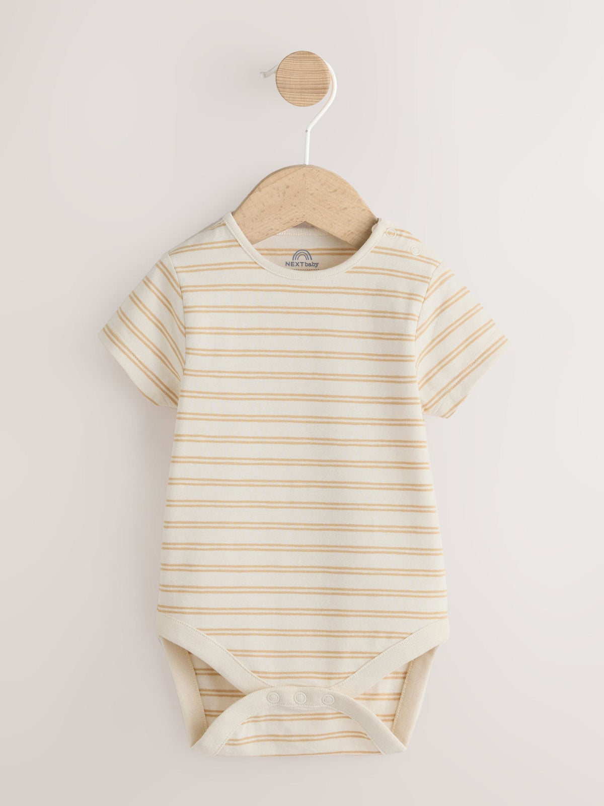 Mid Blue Woven Dungarees and Bodysuit Baby Set (0mths-2yrs) image 3
