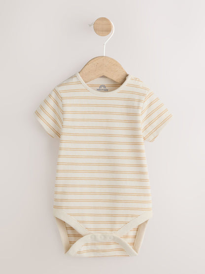 Mid Blue Woven Dungarees and Bodysuit Baby Set (0mths-2yrs) image 3