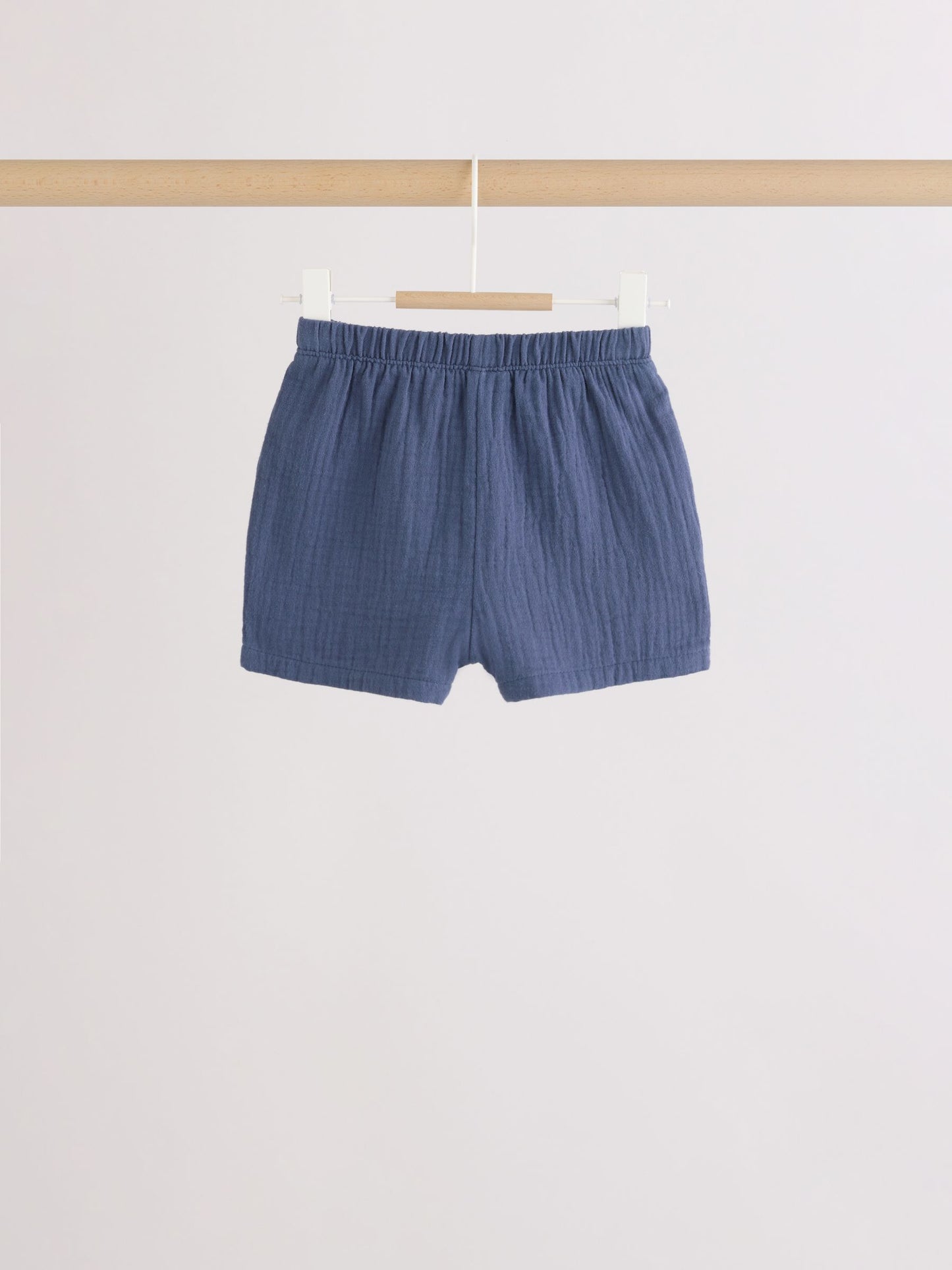 Blue/Brown Woven Shorts Baby 3 Pack (0mths-2yrs) image 4