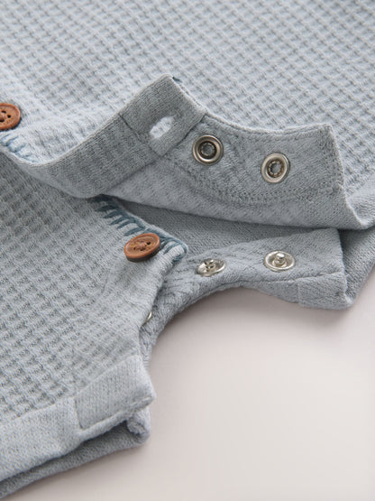 Blue Milk Club Jersey Waffle Baby Romper (0mths-3yrs) image 5