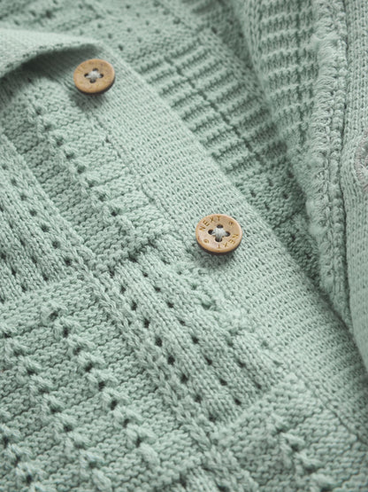 Green Sea Characters Knitted Baby Romper (0mths-3yrs) image 5