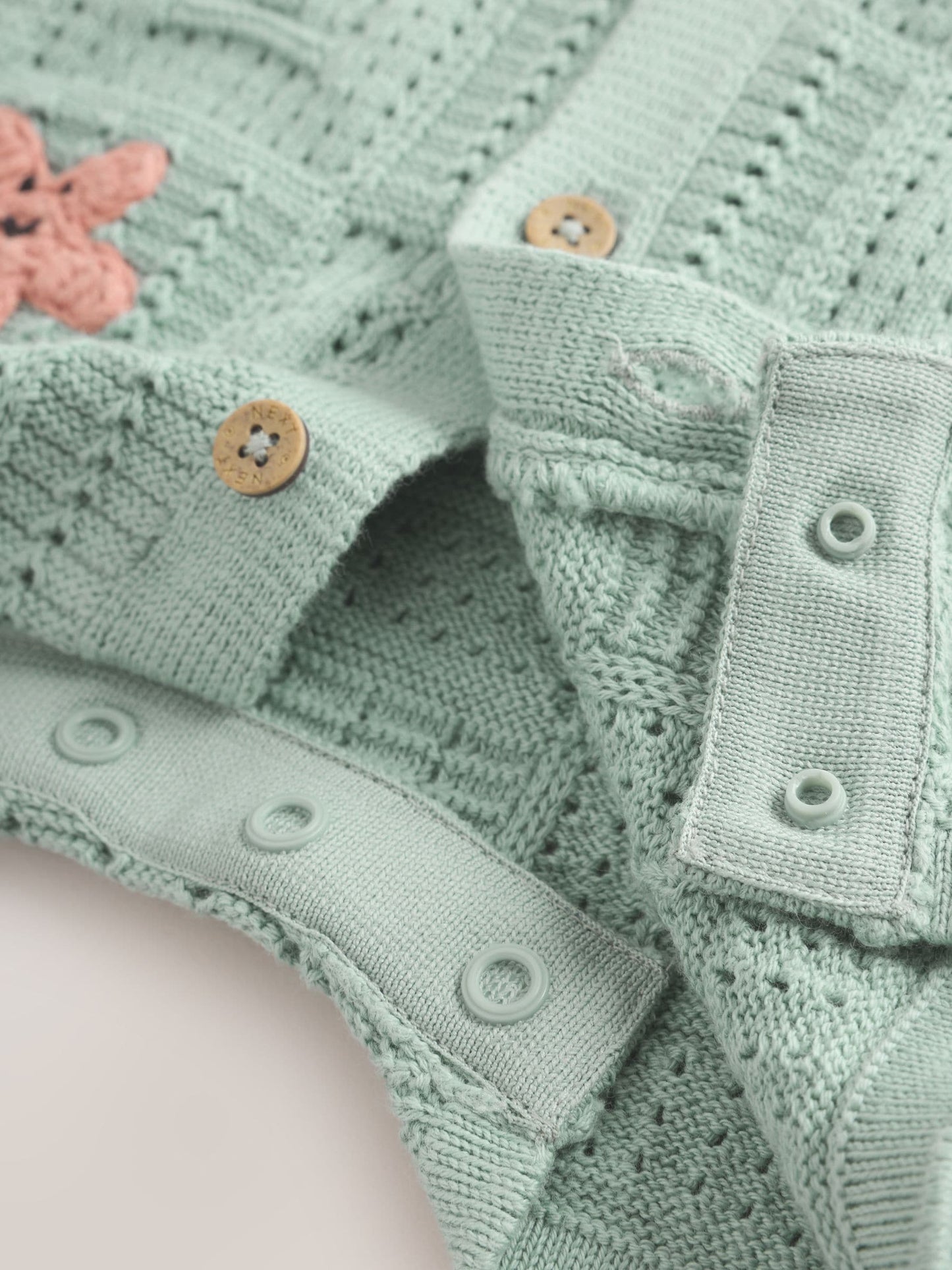 Green Sea Characters Knitted Baby Romper (0mths-3yrs) image 6