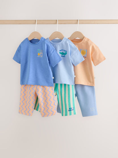 Blue Top & Legging Baby 6 Piece Set (0mths-2yrs) image 1
