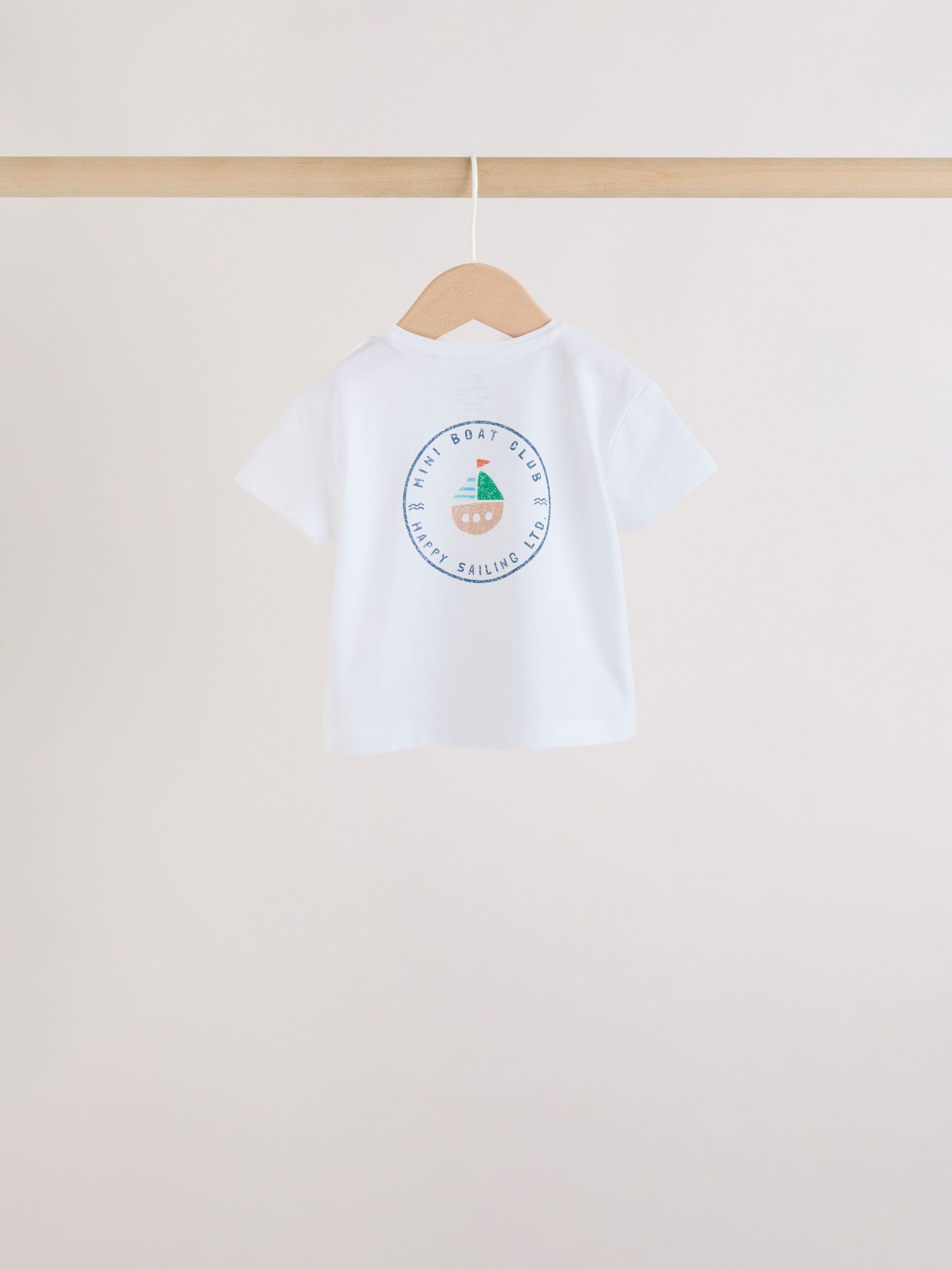 Blue Nautical Tops and Shorts Baby Set 6 Piece (0mths-3yrs) image 4