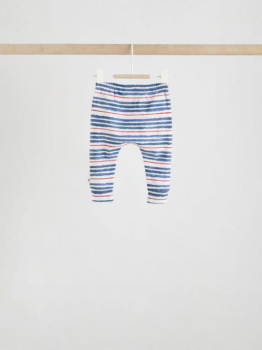 Blue Nautical Baby Top & Leggings 6 Piece Set (0mths-3yrs) image 3