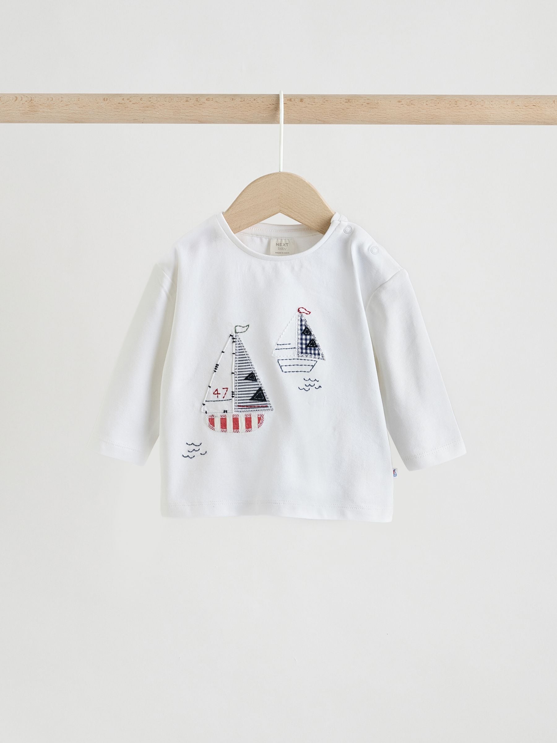 Blue Nautical Baby Top & Leggings 6 Piece Set (0mths-3yrs) image 2