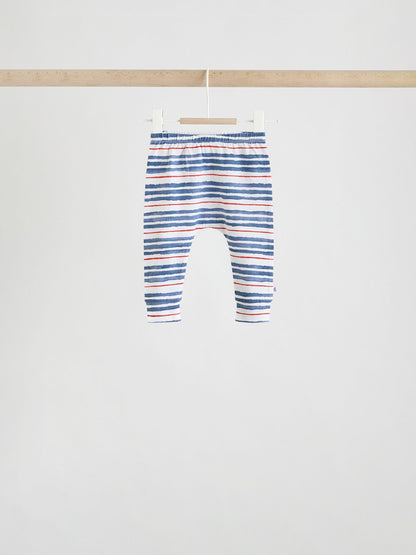 Blue Nautical Baby Top & Leggings 6 Piece Set (0mths-3yrs) image 3
