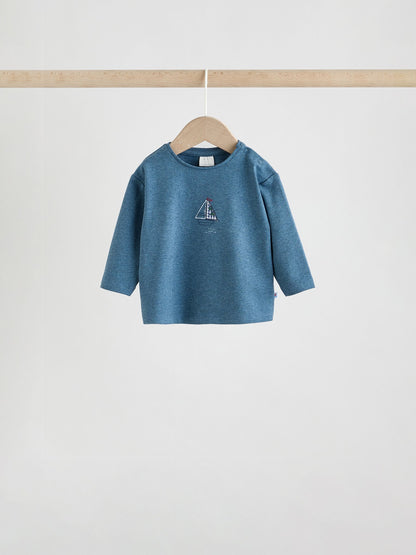 Blue Nautical Baby Top & Leggings 6 Piece Set (0mths-3yrs) image 6