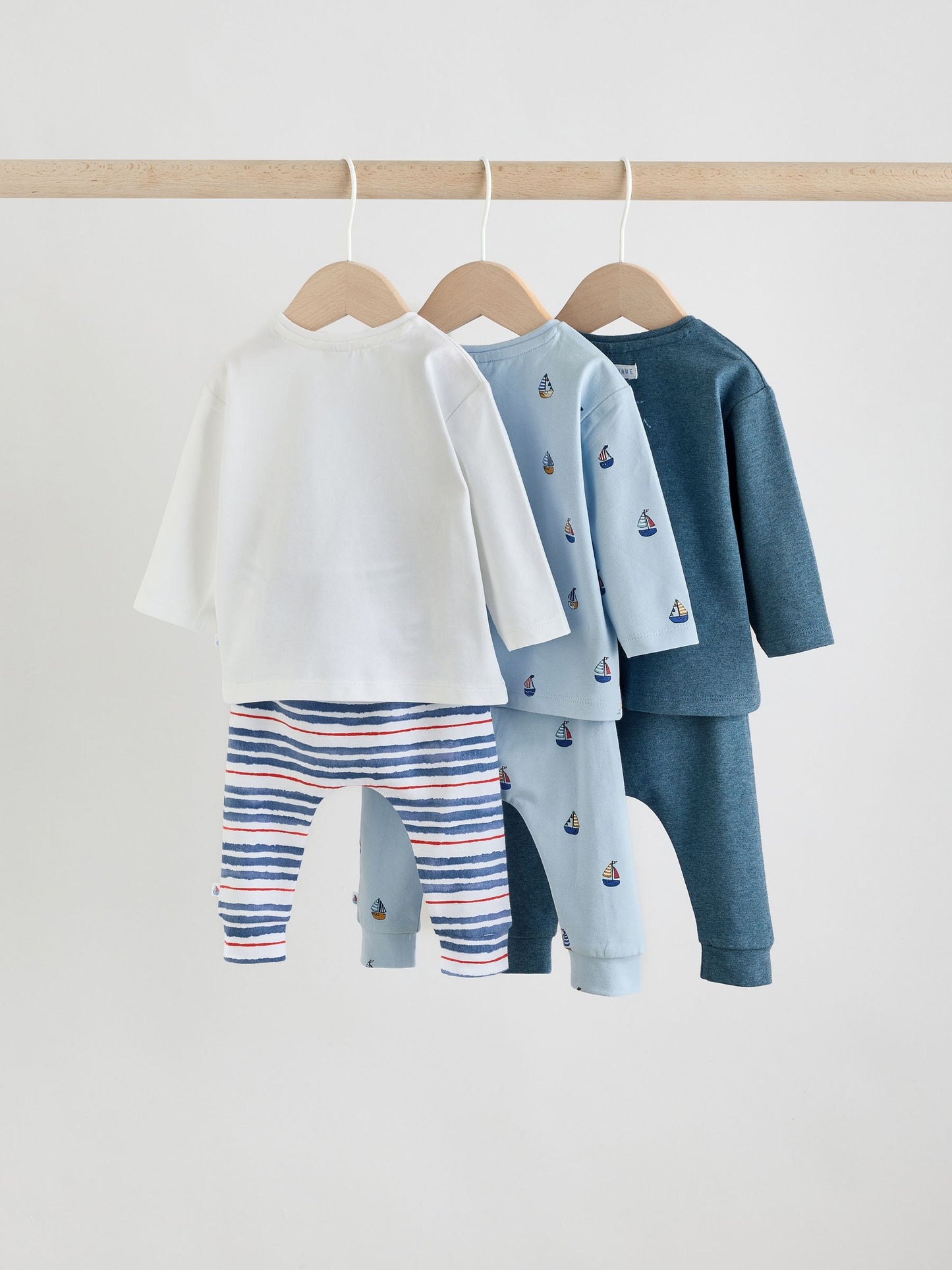 Blue Nautical Baby Top & Leggings 6 Piece Set (0mths-3yrs) image 8