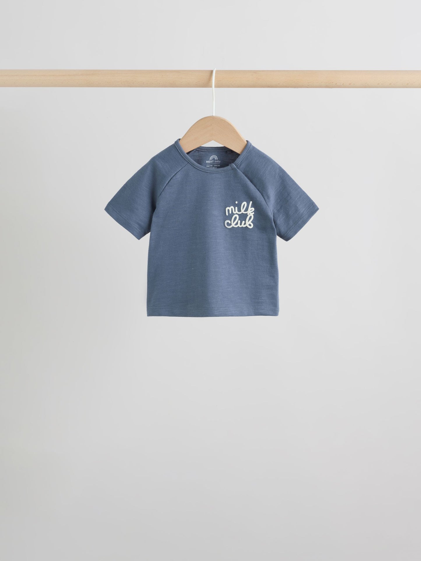 Blue/Ecru Milk Club Tops and Shorts Baby Set 6 Piece (0mths-3yrs) image 2