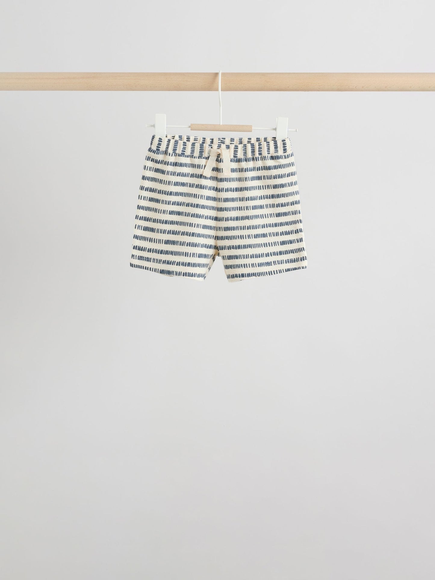 Blue/Ecru Milk Club Tops and Shorts Baby Set 6 Piece (0mths-3yrs) image 5