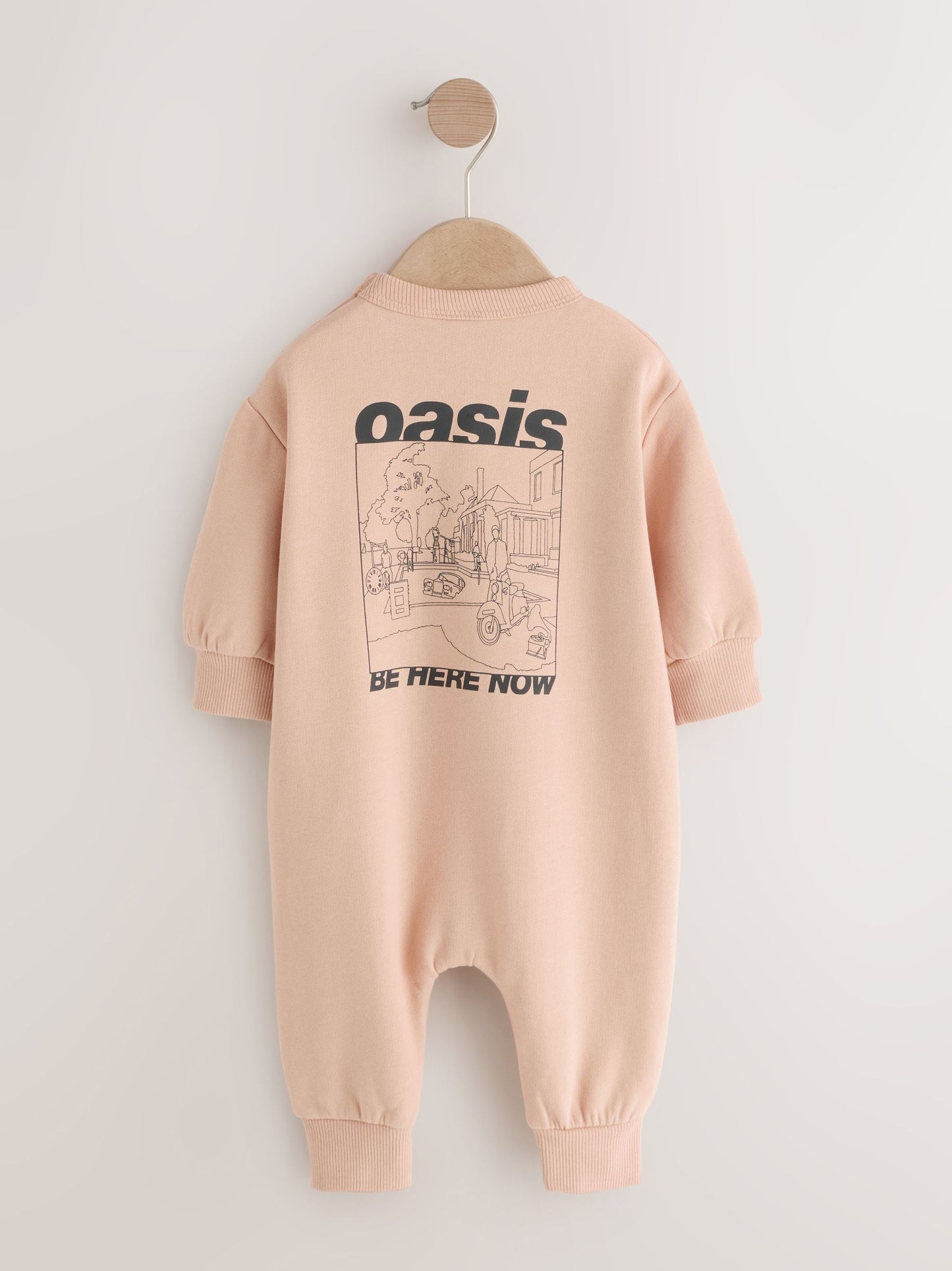Neutral Oasis Sweat Baby Romper (0mths-3yrs) image 3