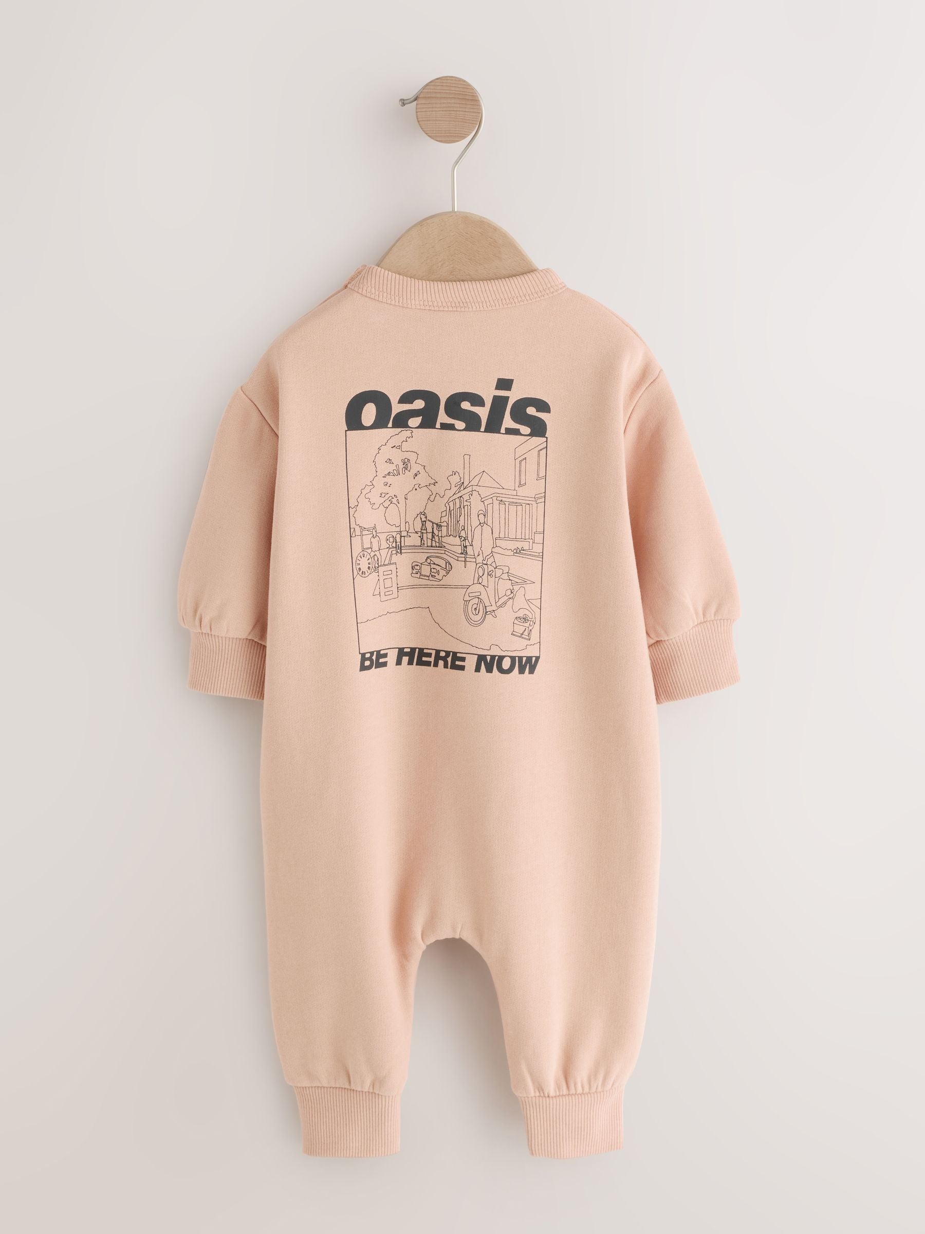 Neutral Oasis Sweat Baby Romper (0mths-3yrs) image 3