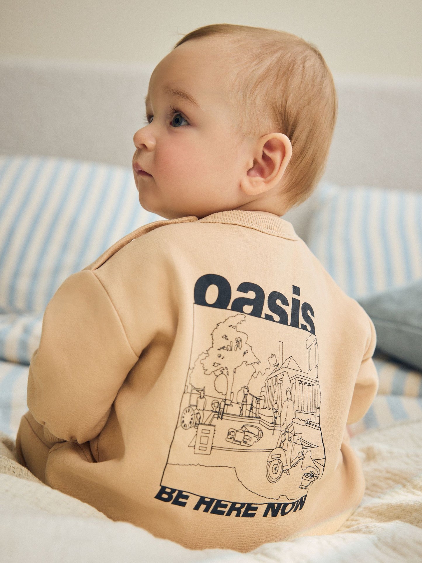 Neutral Oasis Sweat Baby Romper (0mths-3yrs) image 1