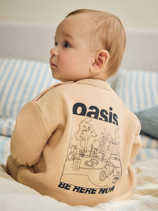 Neutral Oasis Sweat Baby Romper (0mths-3yrs) image 1