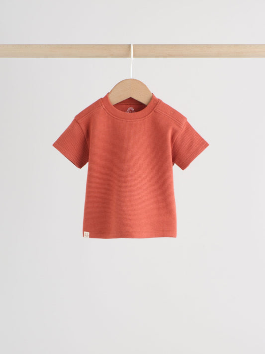 Rust Brown Baby Top and Shorts Set (0mths-2yrs) image 2