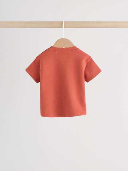 Rust Brown Baby Top and Shorts Set (0mths-2yrs) image 5