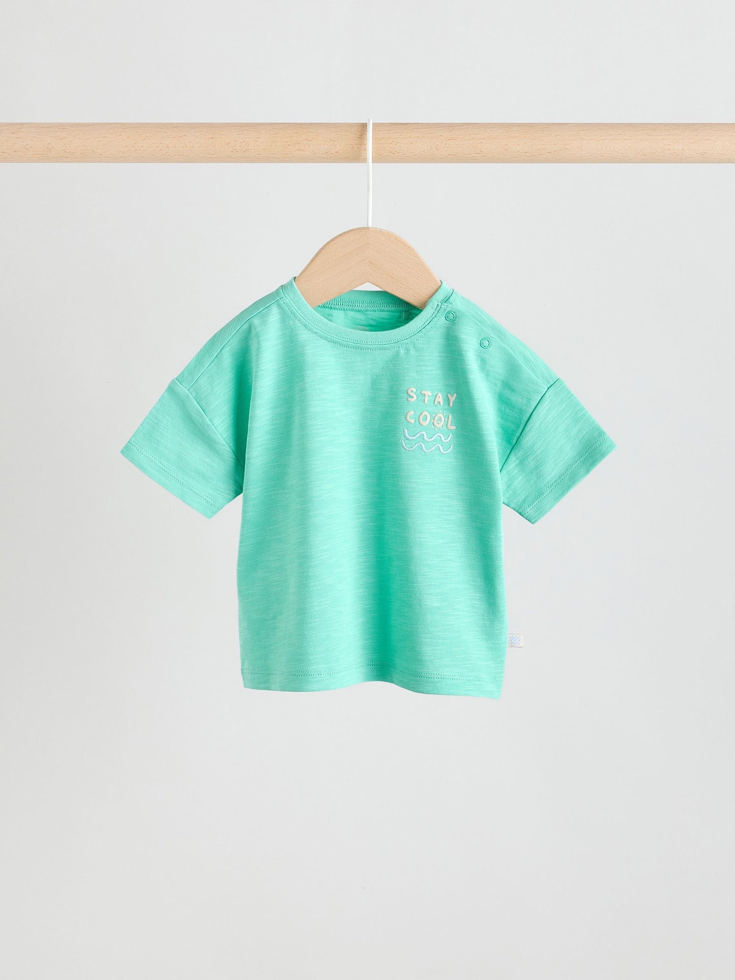 Dsiney Kidz - Green/Blue Stripe Top and Trousers Baby Set (0mths-3yrs) image 6