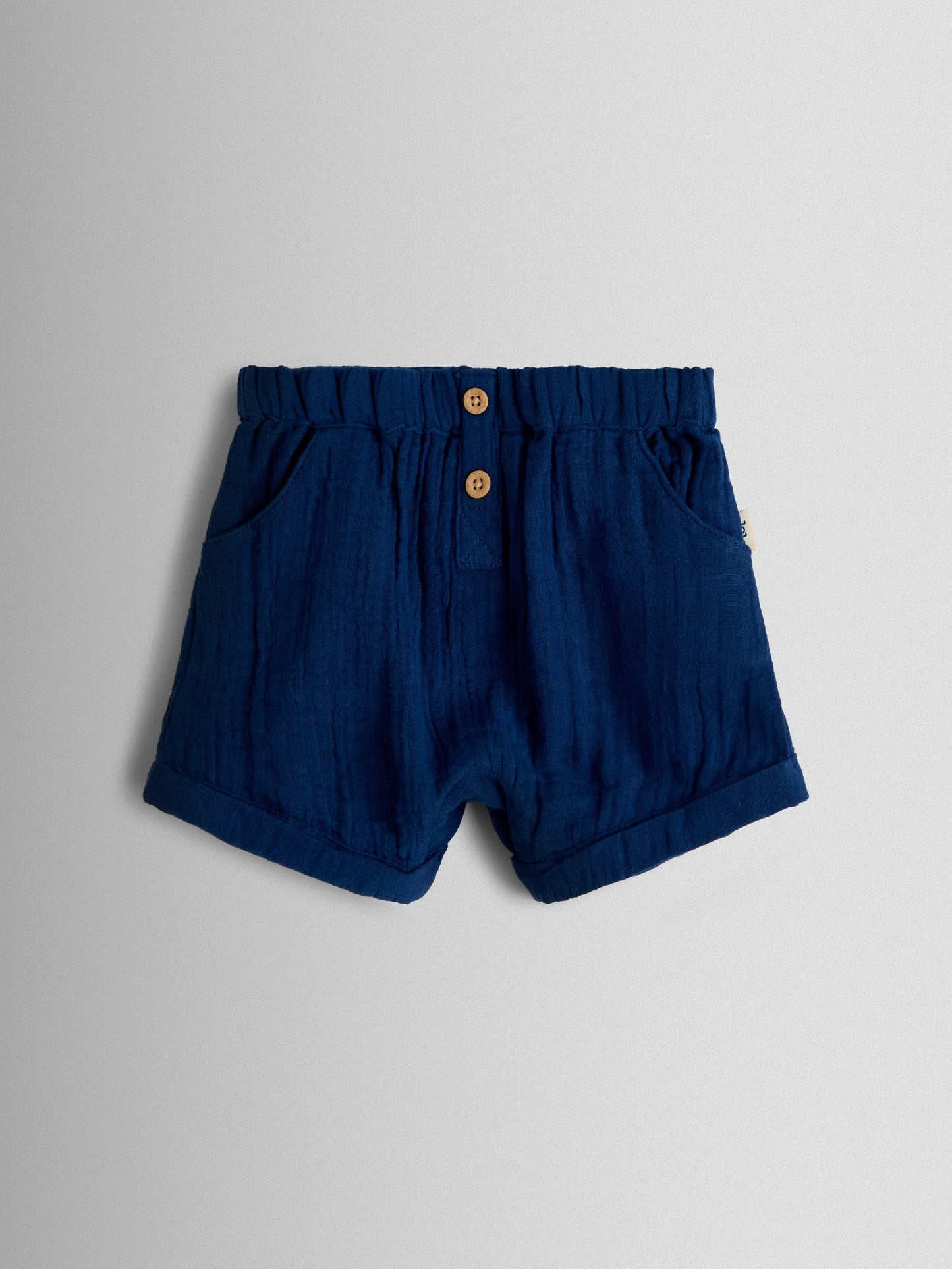 JoJo Maman Bébé Navy Peter Rabbit™ 2-Piece Shirt & Shorts Set image 4