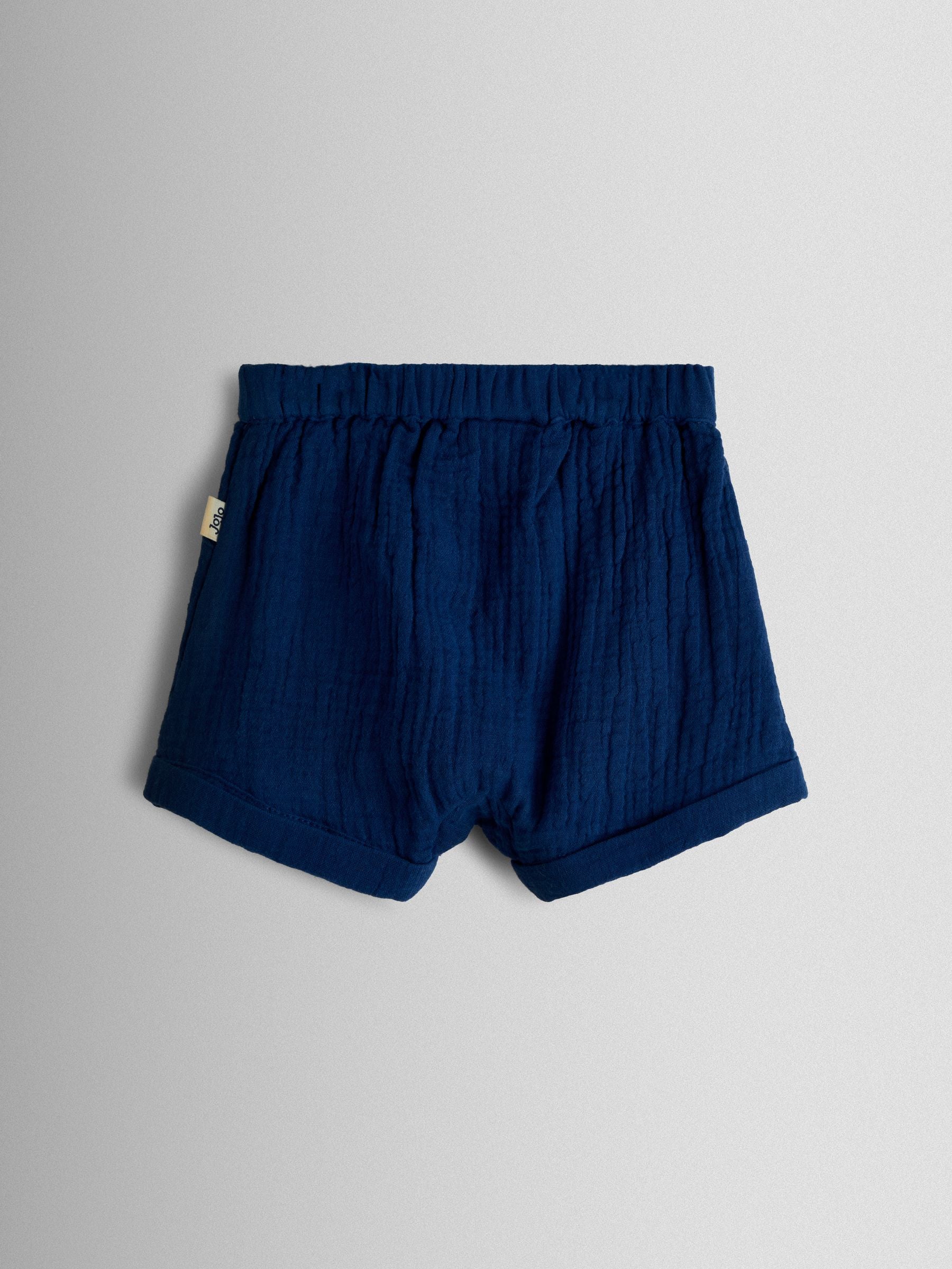 JoJo Maman Bébé Navy Peter Rabbit™ 2-Piece Shirt & Shorts Set image 5